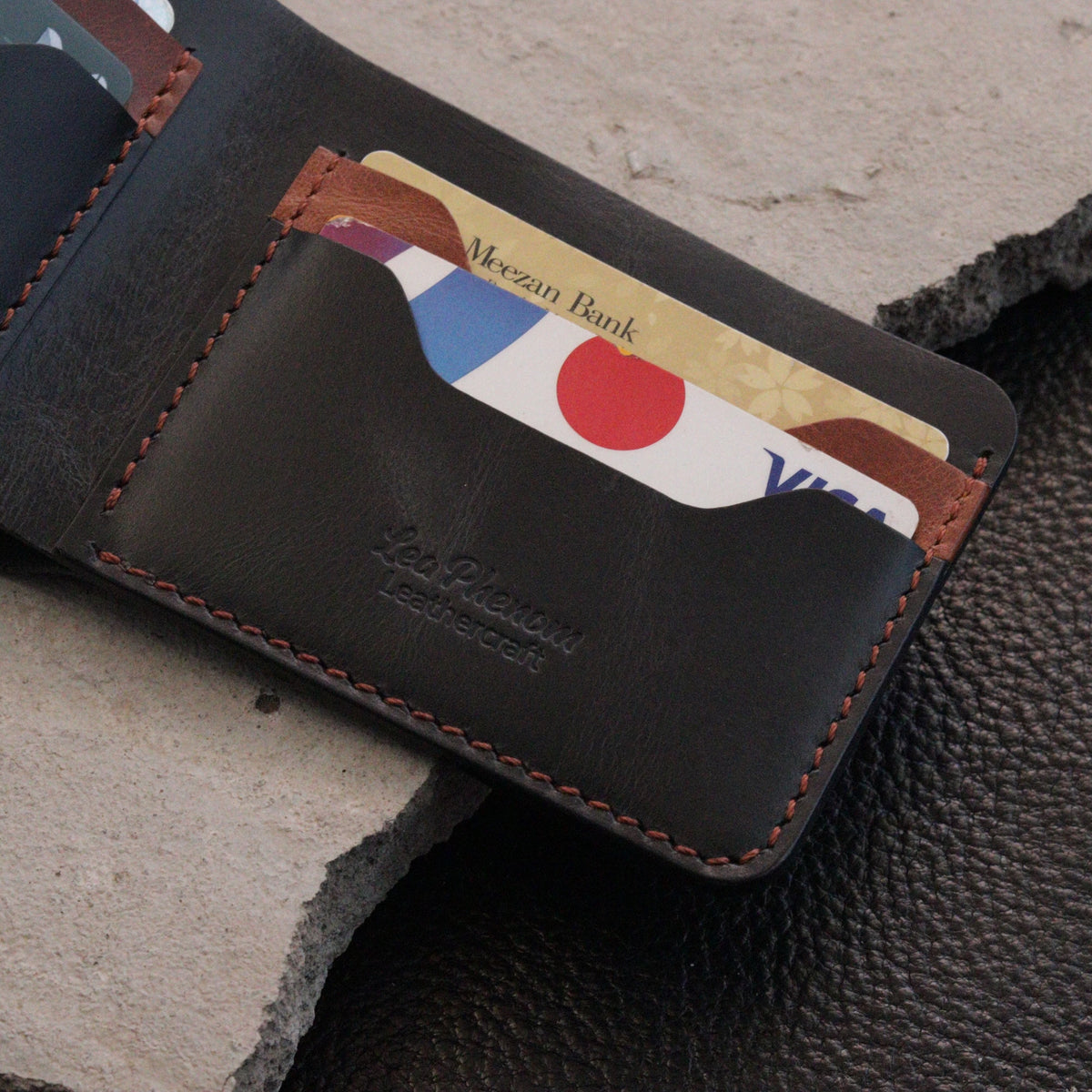 B1-BIFOLD LEATHER WALLET