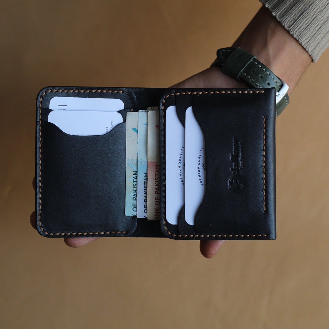 VB1-VERTICAL WALLET (BLACK)