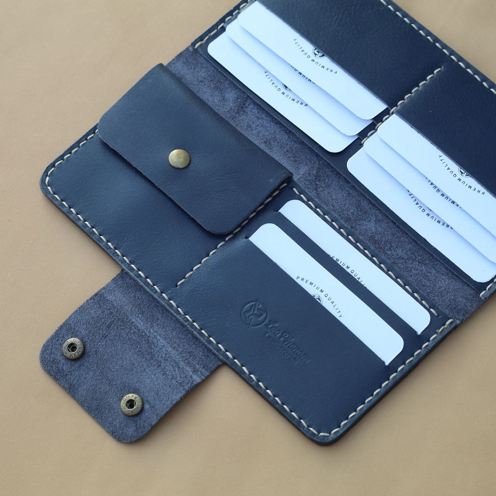L1 LONG WALLET (BLUE GRAY)