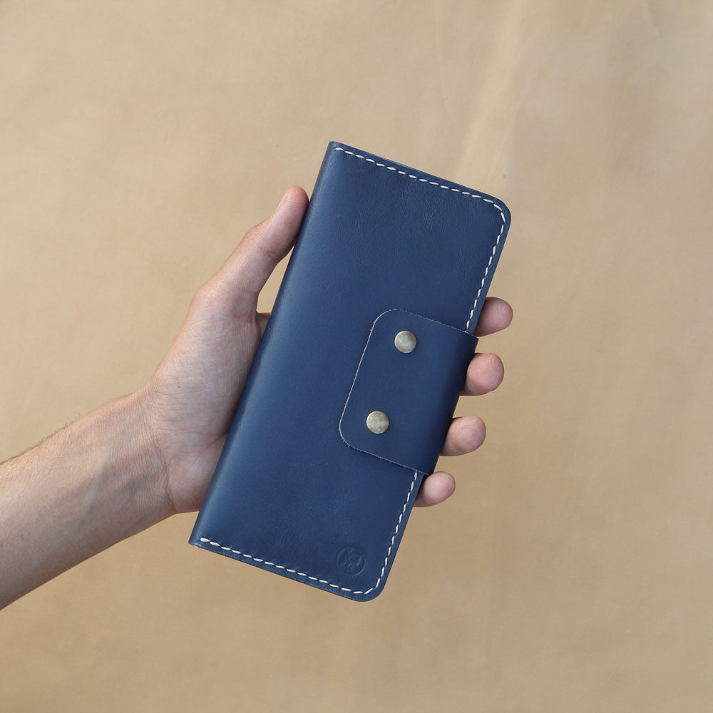 L1 LONG WALLET (BLUE GRAY)