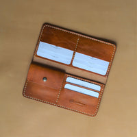 L1.5 LONG WALLET (DARK TAN)