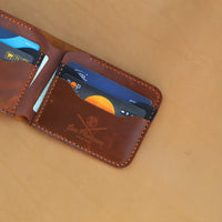 B2-BIFOLD WALLET (BROWN)